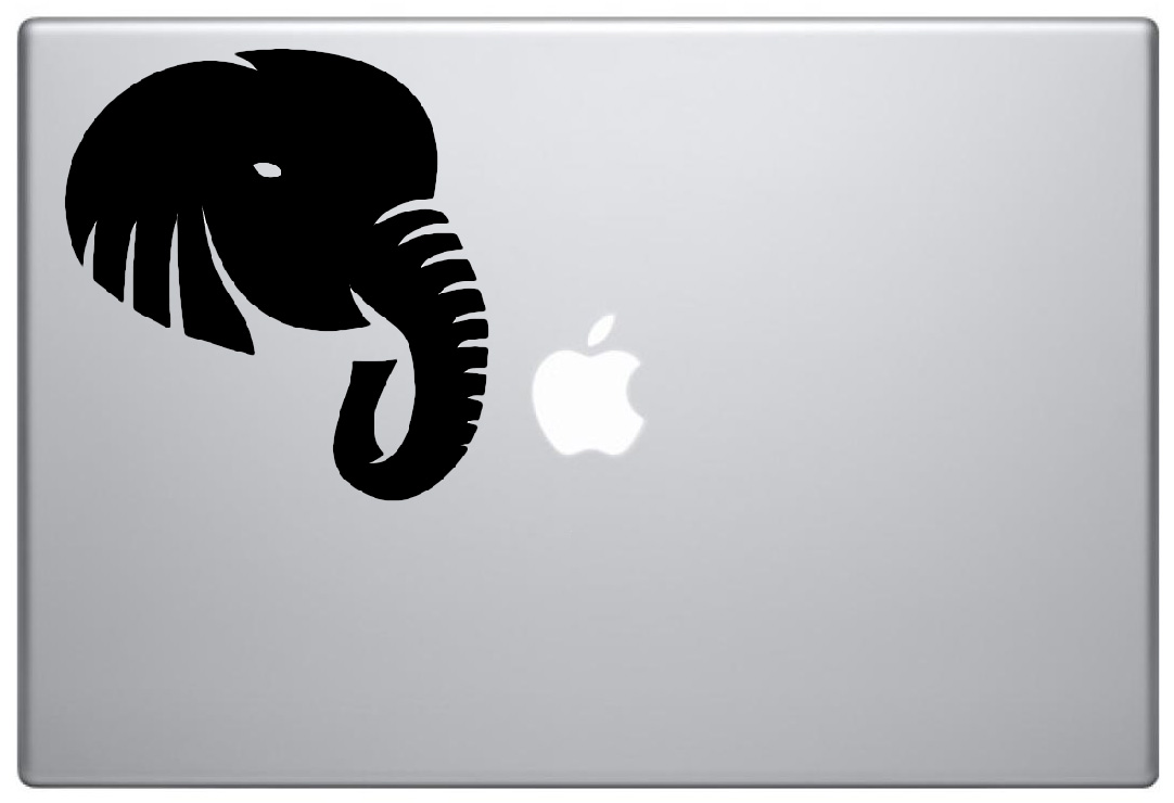 MacBook Aufkleber / Decal - Elefant